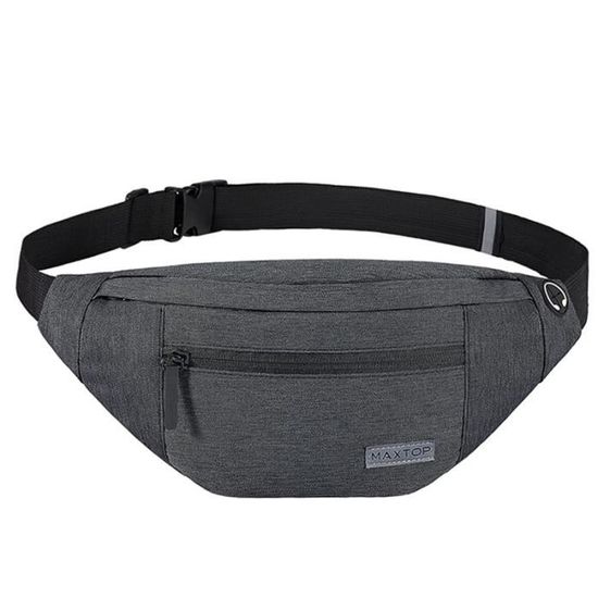 Sac Banane - ZGEER - Fanny Pack Imperméable - Nylon Léger - 3 Poches