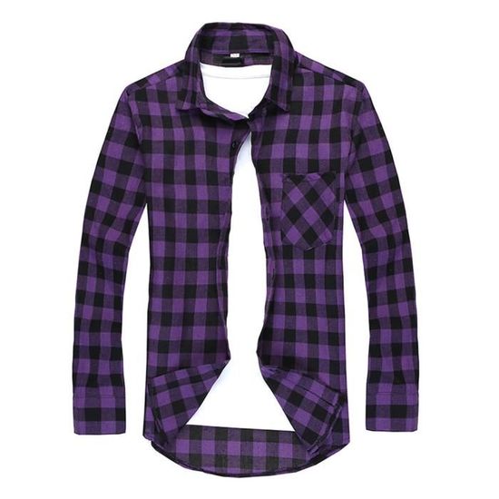 Chemise Femme à Carreaux Avec Broderie De Perles - Marque Melya Melody, Taille L, Neuve Avec étiquette