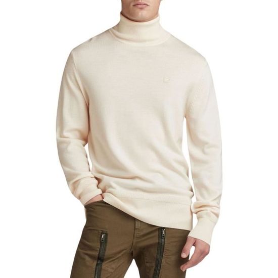 Pull G Star Premium Core Beige pour Homme Beige Cdiscount