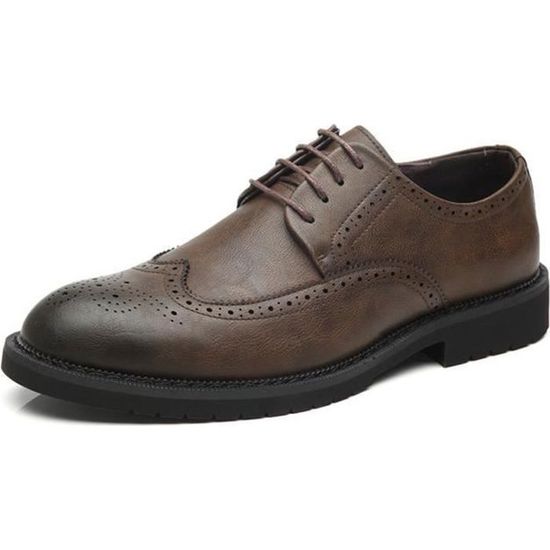 Chaussures Oxford En Cuir Marron Joseph Abboud - Pointure 8 - Neuves Avec Boîte