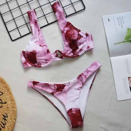 Soutien-gorge Ann Summers Yasmin – Plongeant Rose Avec Slip Brésilien – Taille 32F – Neuf Avec étiquettes