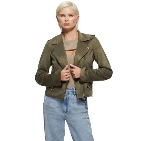 Veste en hotsell cuir femme guess
