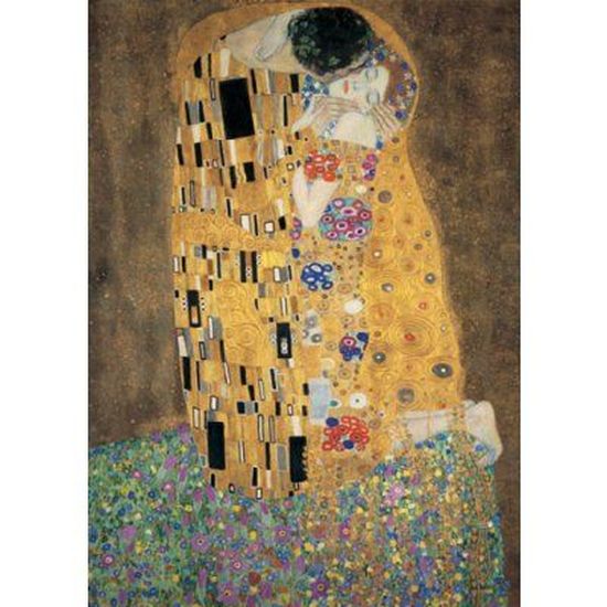 Puzzle 1000 p Art collection - Le baiser / Gustav Klimt - Ravensburger - Tableaux et peintures - Adulte - 12 ans
