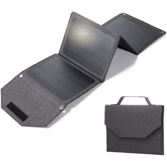 panneau solaire souple léger pour randonner meilleur chargeur solaire pliant puissant achat batterie portable de randonnée