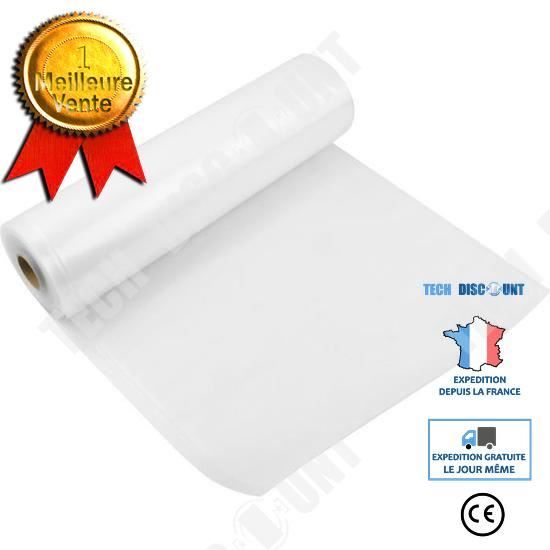 4 Rouleaux Sac Sous Vide Alimentaire Sachet Gaufré 20x500cm Pour Appareil  de Mise Sous Vide Pour Stockage Alimentaire - Cdiscount Maison