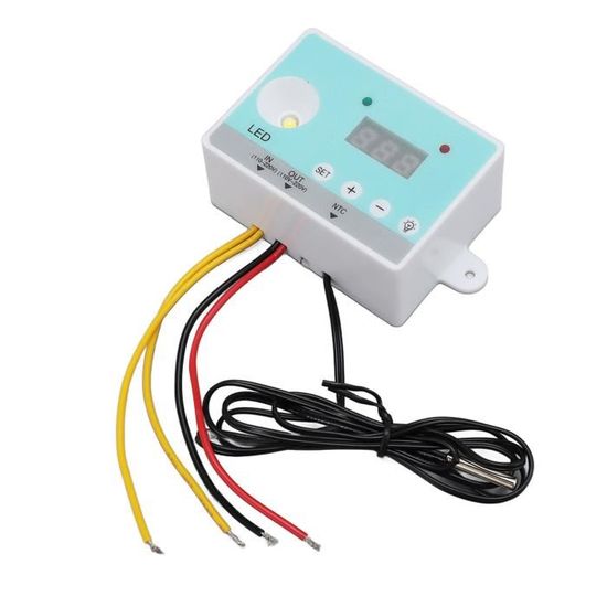 Thermostat Contrôleur D'incubateur DIY – Plage 0-99,9℃, écran HD, Sonde 1m, Pour œufs De Poule, Canard, Caille…