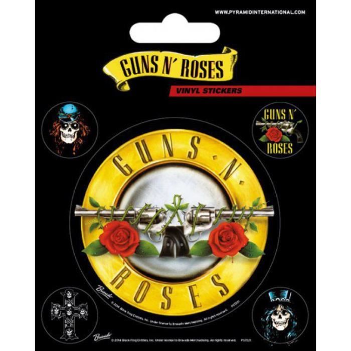 Guns N' Roses Poster-Sticker Autocollant - Bull… - Cdiscount Maison