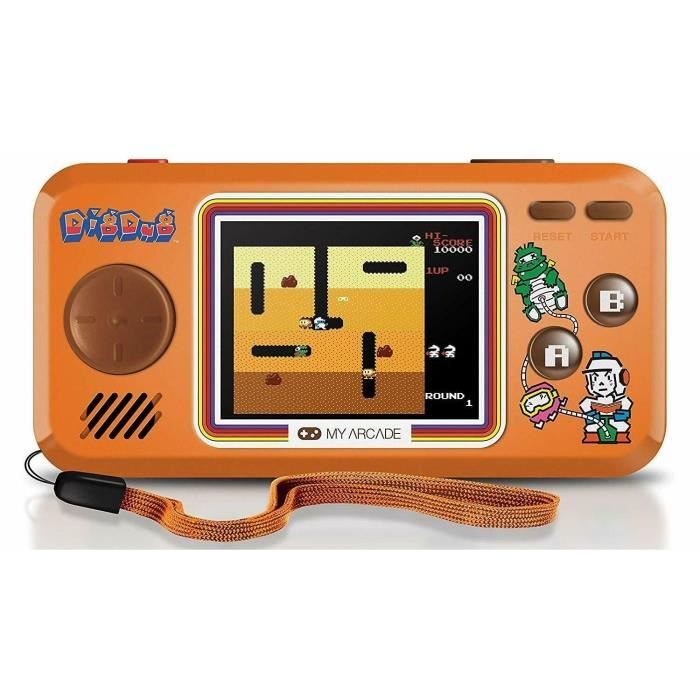 Console Portable Pocket Player My Arcade DIG DUG