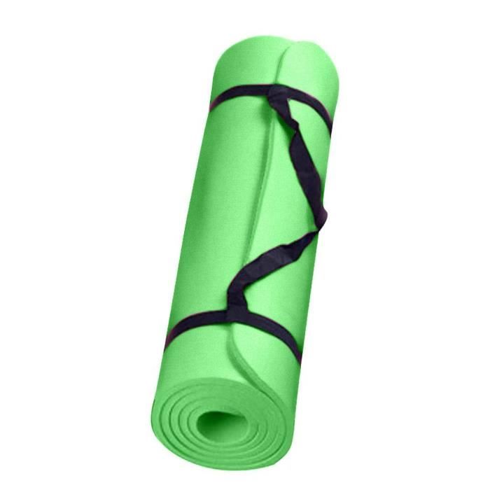 Tapis de yoga épais et durable Tapis de sport antidérapant Tapis antidérapant pour perdre du poids vert _sco271