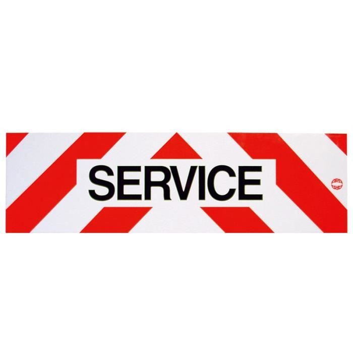 Panneau Service Reflechissant