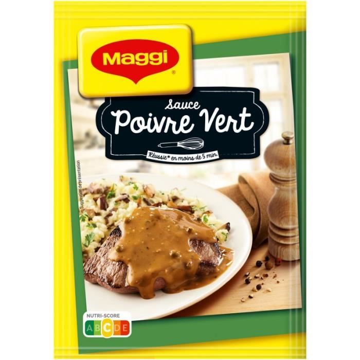 NESTLE MAGGI - Sauce Déshydratée Saveur À Lancienne Poivre Vert 30G - Lot De 4