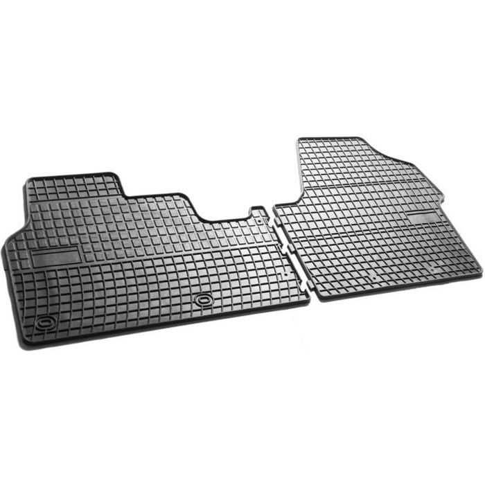 Tapis de Sol FROGUM pour CITROEN Jumpy III 2016- - FIAT Scudo III 2016- - PEUGEOT Expert III 2016- sur mesure en Caoutchouc Noir