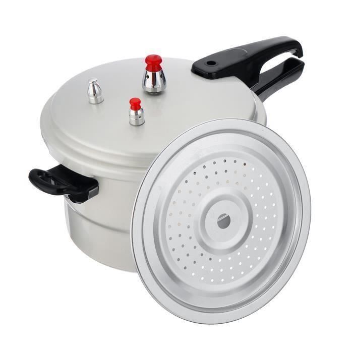 Autocuiseur Secure Cuiseur à Pression Relâche Multifonction - pour Cuisinière à Gaz - 6.3L - 22cm Meg20359