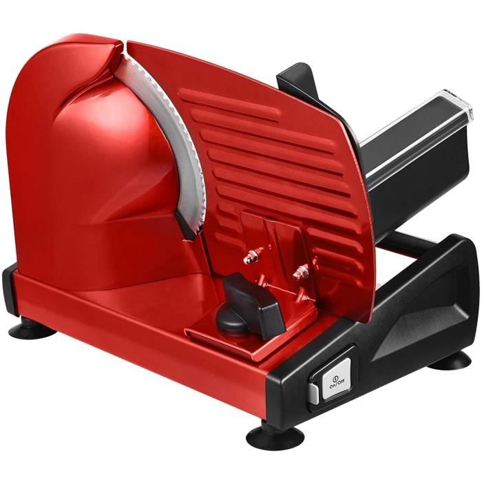 Team Kalorik Trancheuse Electrique, Molette de réglage 0-15 mm, 150 W, Rouge, TKG AS 1003 R