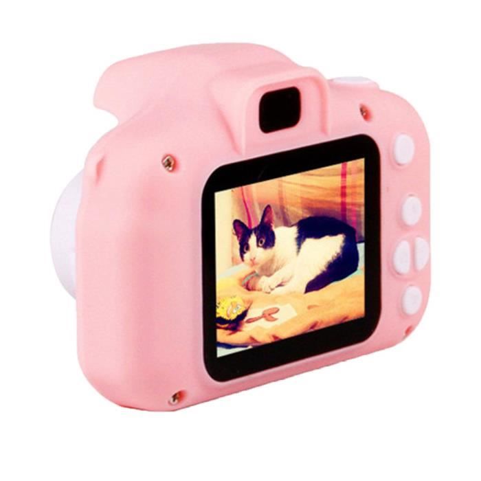 Appareil photo enfant,GM13 nouveau appareil photo pour enfants Mini HD appareil photo numérique jouet pour enfants - Type Rose