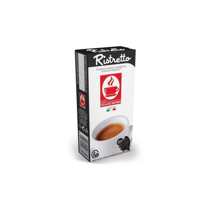 Café Ristretto Bonini - Compatible nepresso - 10 Capsules