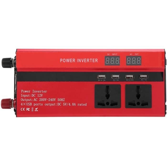 onduleur solaire, convertisseur de puissance de(12v to 220v 4000w) 245
