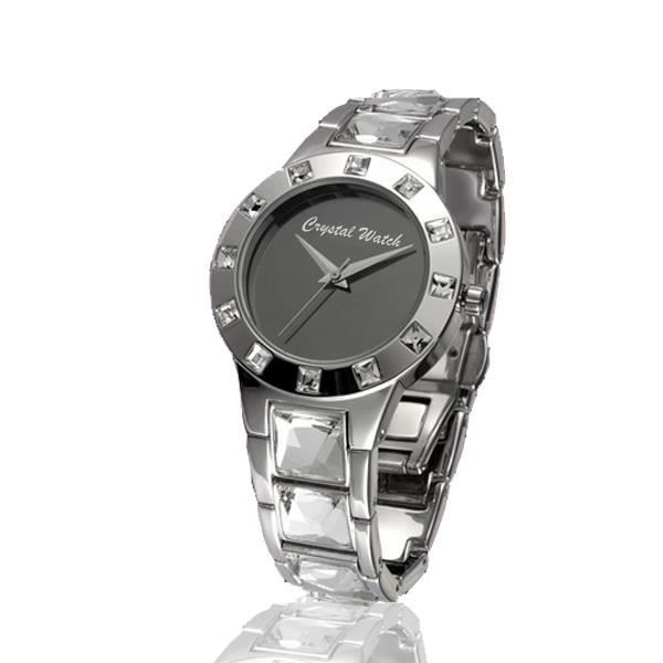 Montre Crystal Watch et Cristal de Swarovski Element blancs