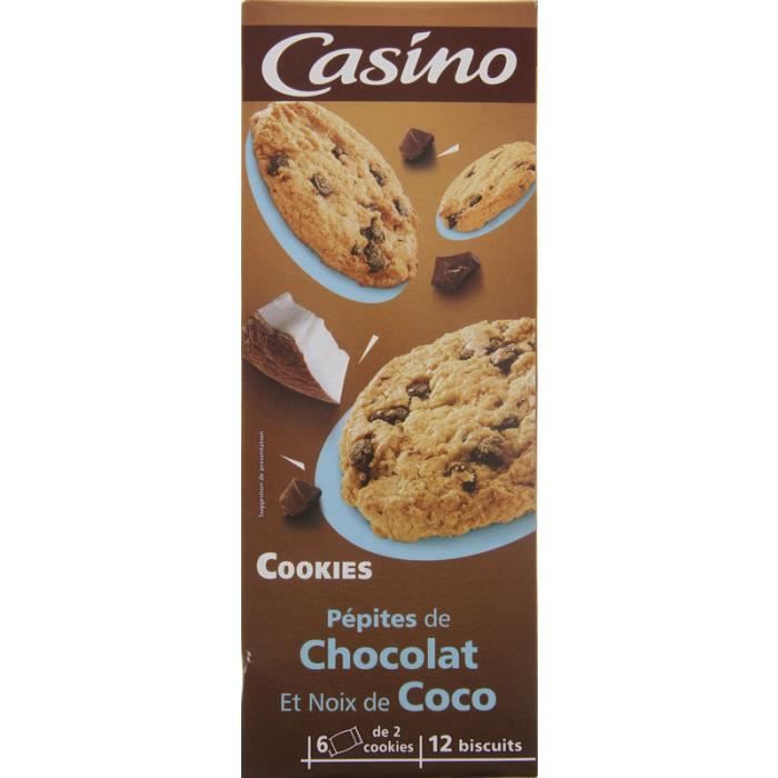 CASINO Cookies coco choco - 200 g