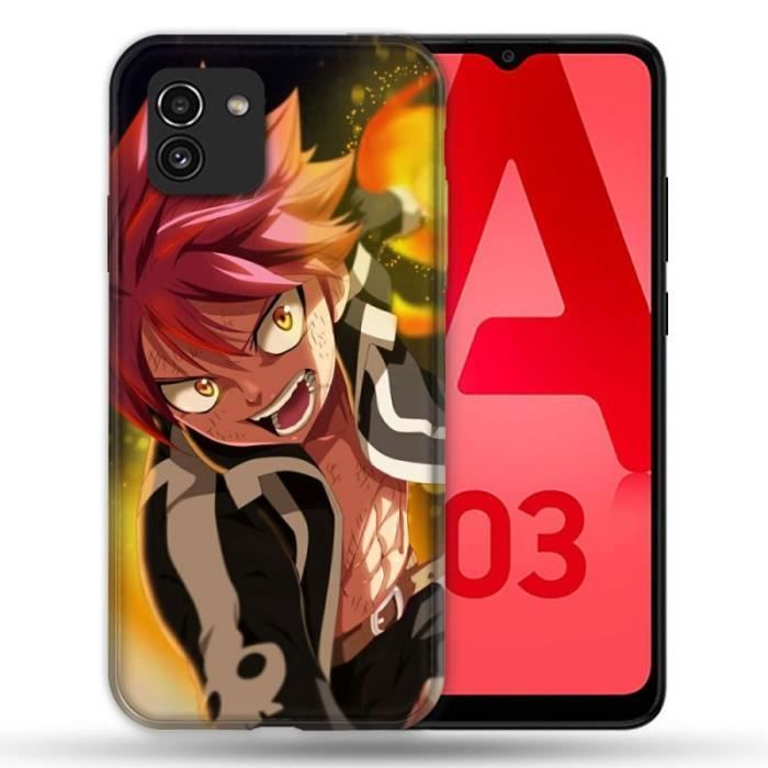 Coque Pour Samsung Galaxy A03 Manga Fairy Tail Natsu taille unique