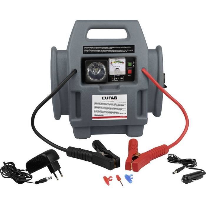 Système de démarrage rapide Eufab 16643 Courant daide au démarrage (12 V): 300 A 1 pc(s)