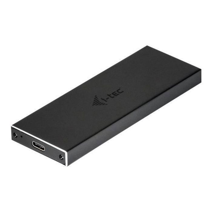 I-TEC Boîtier Pour Disque Dur MySafe M.2 - USB 3.1 Type C Host Interface Externe - Noir - Aluminium