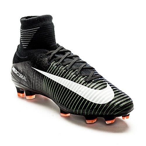 Chaussures De Running NIKE VA935 Mercurial Superfly Fg Football Taquet (noir, vert électrique) Taille-46