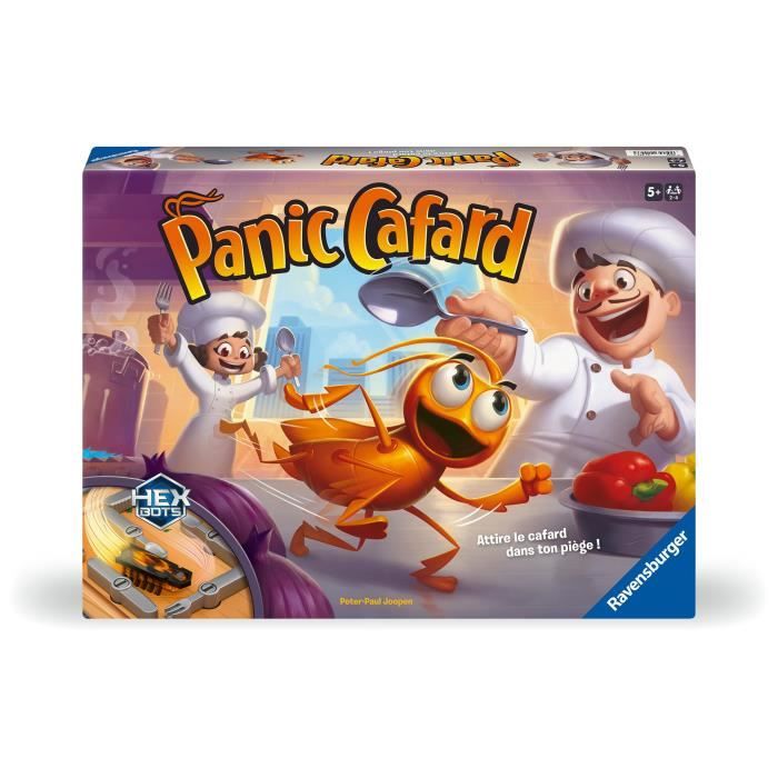 Panic Cafard - Ravensburger - Jeu de société enfant - Jeu d'action et de rapidité - 2 à 4 joueurs - Dès 5 ans