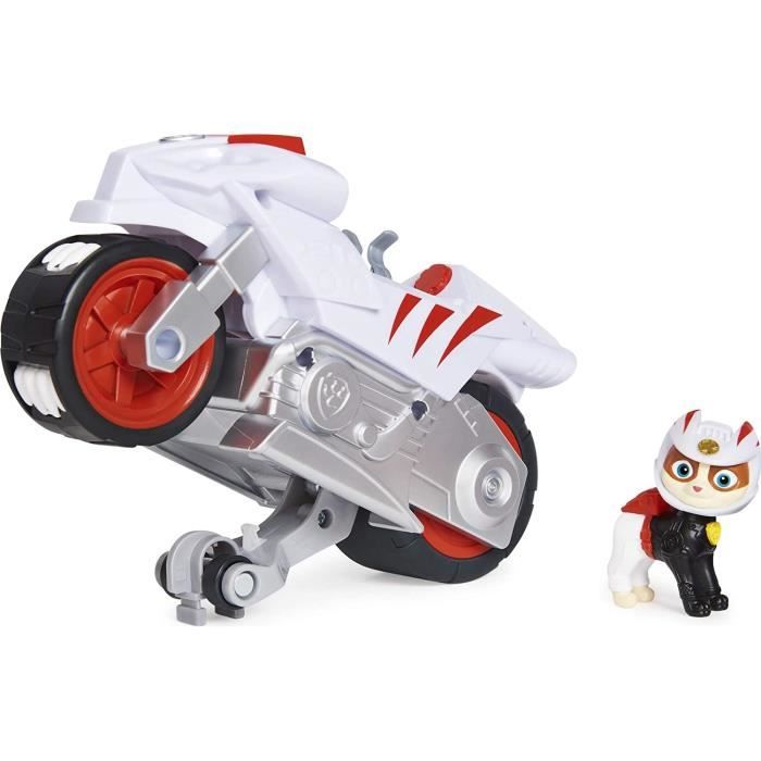 PAT PATROUILLE - VEHICULE + FIGURINE AMOVIBLE WILDCAT Chascadeur MOTO PUPS Paw Patrol - 6060433 - Jouet Enfant 3 Ans et +