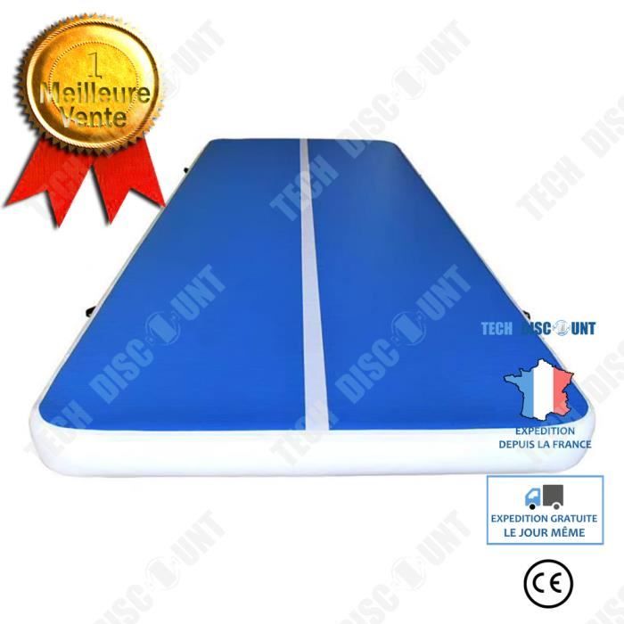 TD® Tapis de piste fitness au sol/Tapis de gymnastique Sport yoga arts martiaux maison tapis d'entraînement plein air gonflable 5mèt