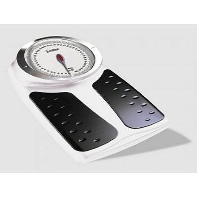 TERRAILLON Balance mécanique XL - Design pro avec grand cadran surelevé - Blanc