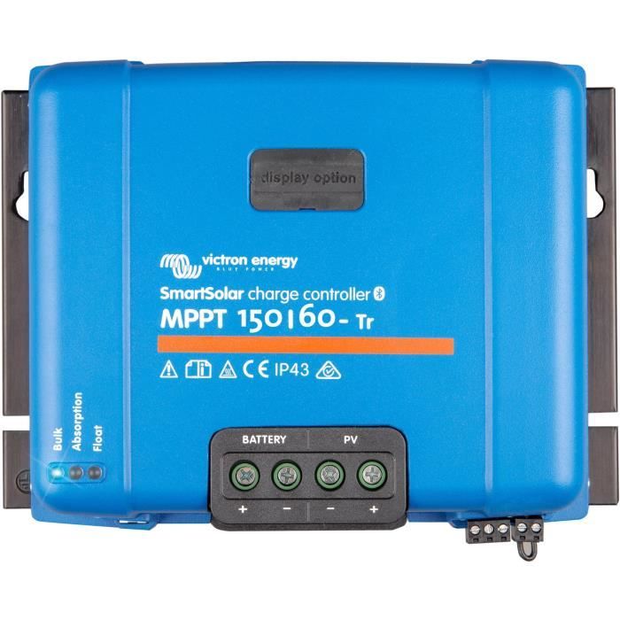 Régulateur de charge solaire smartsolar mppt 150/60 (12/24/48v) - victron energy