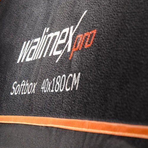 Walimex Pro Softbox Boîte à lumière pour Visatec 40 x 180 cm Orange Line - 19043