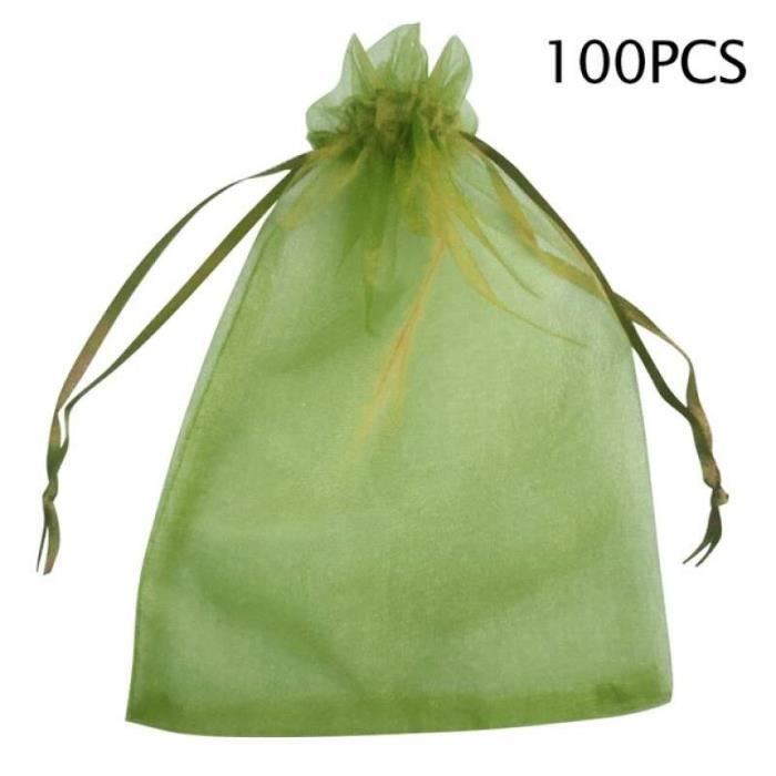 GM09934-Sac de culture de fruits et légumes de jardin. 100 pièces. sac de Protection pour plantes et raisins. filet Anti oiseau à