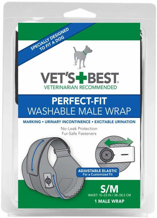 Vets best - 3165810420 - Vet's Best Enveloppe Lavable pour Chien male - S/M