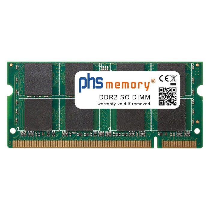 Barrette Mémoire DDR2 Samsung 512Mo PC2-5300 (667MHz) - Pour PC Portable - SO-DIMM