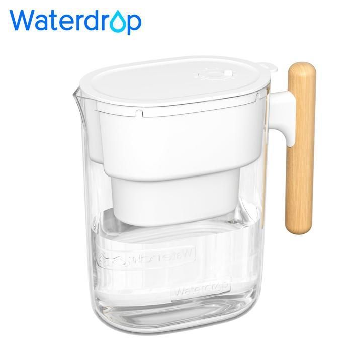 Carafe Filtrante électrique Waterdrop - Réduction TDS - Blanc - Pour Une Eau Purifiée à La Maison - 8