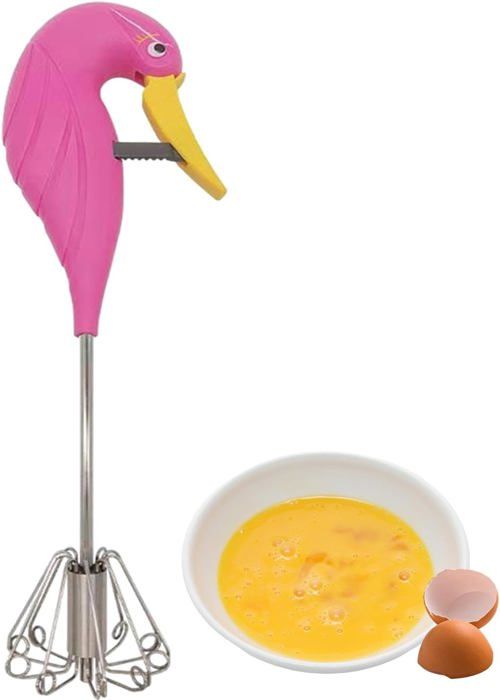 Fouet De Cuisine 33 Cm En Acier Inoxydable 304 - Manche Bois Ergonomique, Double Boucle Pour Pâtes Et Pâtisserie - 10