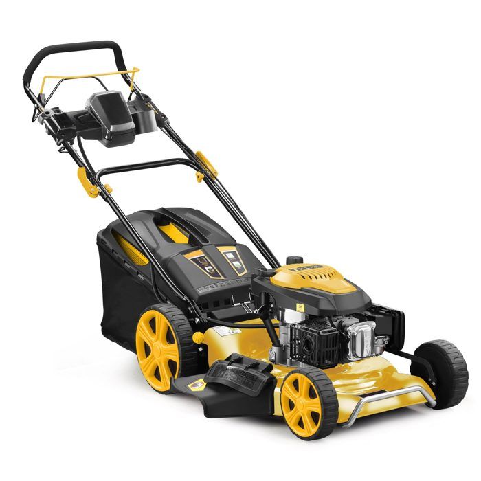 Tondeuse thermique autotractée 196cm3 Nemura - Coupe 53cm - Démarrage