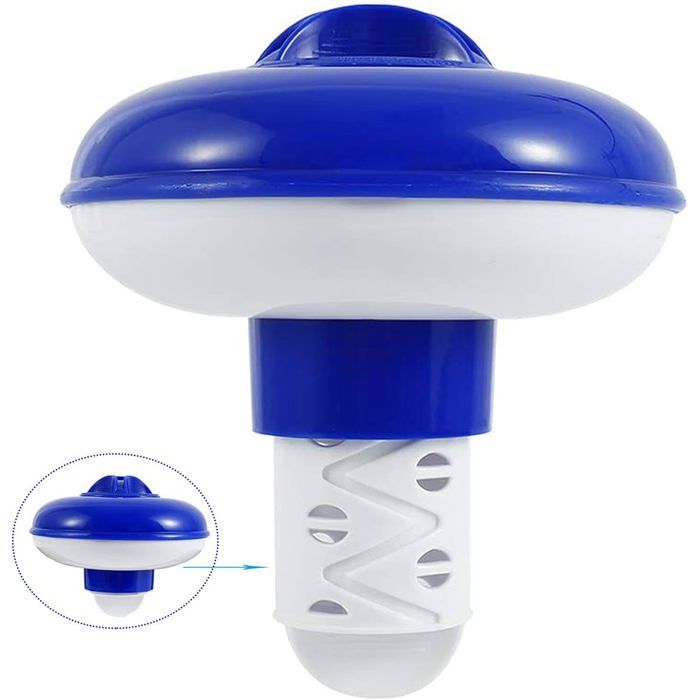 Diffuseur Chlore Piscine Réglable Diffuseur de Chlore pour Piscine Flotteur