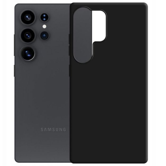 Coque téléphone - 3MK - Hardy MagSilicone - Samsung Galaxy S25 Ultra - Noir - Protection maximale