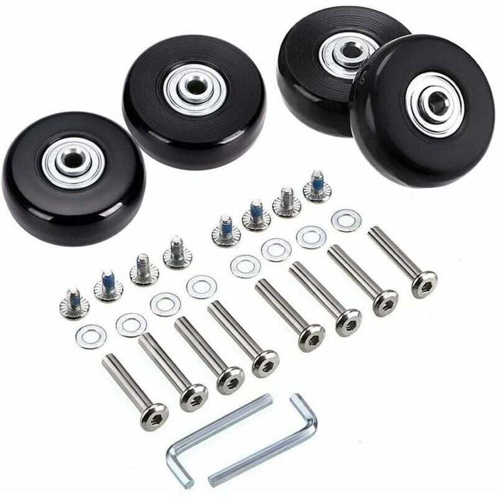 Sourcing Map Lot De 4 Roues En Mousse Pour Avion RC – 2,5 Cm & 3,3 Cm – Caoutchouc Léger Pour Modèles Réduits D'avions Et Hélicoptères