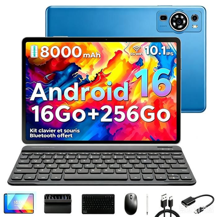 DOOGEE R08 Tablette Incassable 16GO(6+10GO) RAM+256GO ROM(2TO TF) Tablette Tactile 10,1 Pouces DOOGEE R08 Tablette Incassable 16GO(6+10GO) RAM+256GO ROM(2TO TF) Tablette Tactile 10,1 Pouces