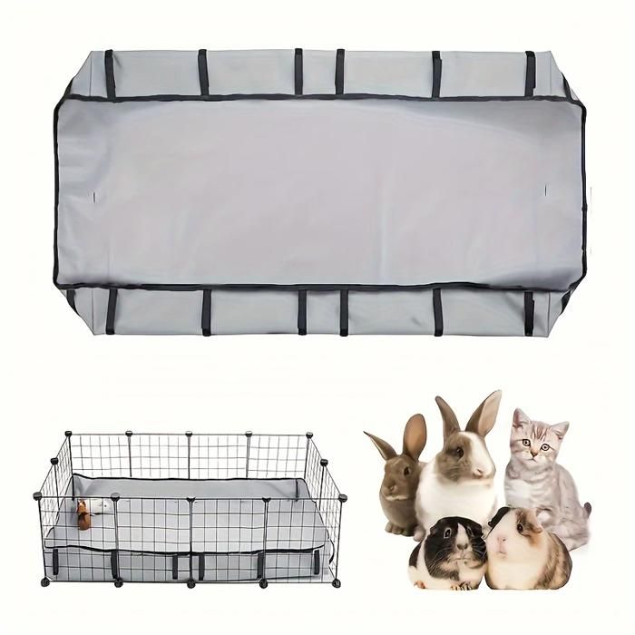 Doublure de cage pour petits animaux - Phoesky - Motif dauphin - Imperméable - Lavable - 120x60x11 cm