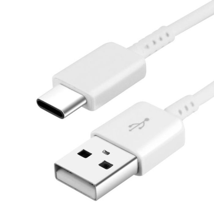 Câble Samsung USB-A - USB-C 08 m - blanc