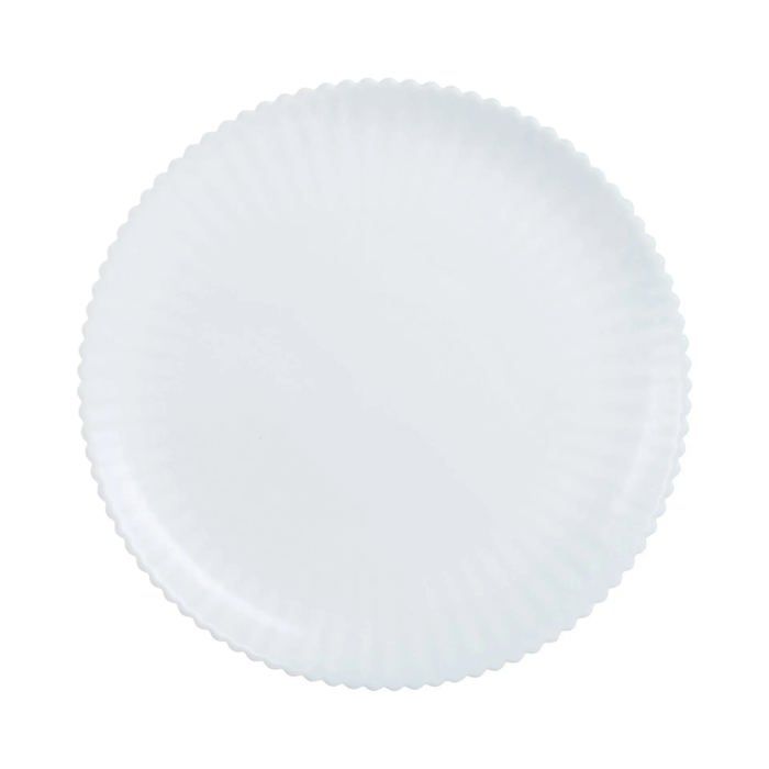 6 assiettes plates blanches 25 cm Bloom - Luminarc 6 assiettes plates blanches 25 cm Bloom - Luminarc