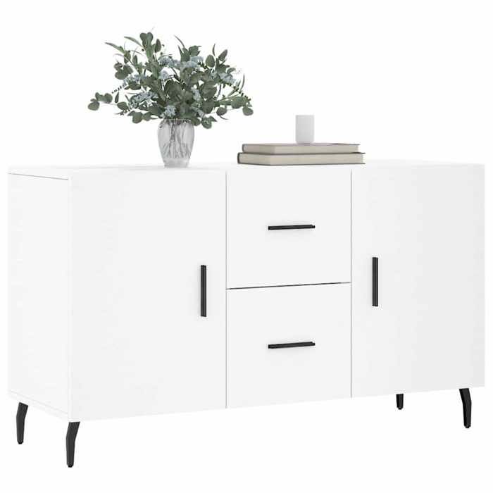 Bahut/Commode couloir - Blanc SWEETY Buffet blanc 100x36x60cm - bois dingénierie CL15019748392