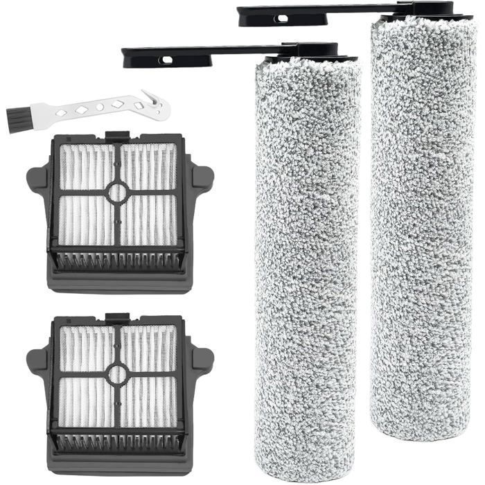 Brosse et filtre de rechange pour aspirateur eau et poussière Tineco iFloor 5 Breeze (ensemble complet : 2 brosses + 2 fil ENEVAOCT