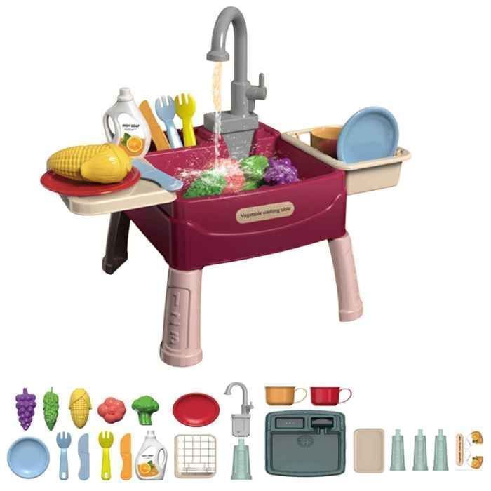 Evier Jouet Clementine Jouet Évier Cuisine Enfant - Avec Eau Circulante
