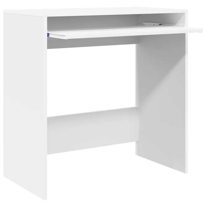 Bureau dordinateur Blanc Bois dingénierie Compact Organisateurs_2 ans garantie_14256